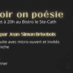 Ce soir on poésie