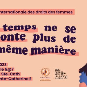 Lancement du recueil de textes de La Marie Debout